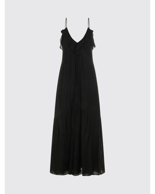 Isabel Marant Black Cotton Blend Dress