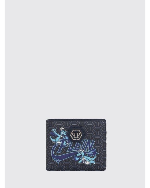 Philipp Plein Blue Wallet for men