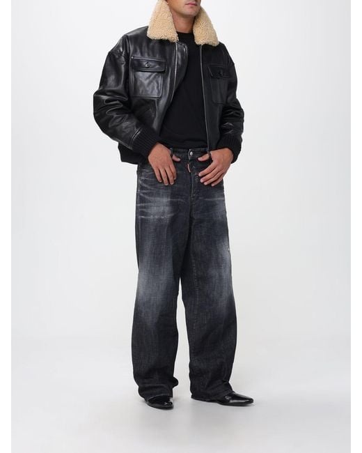 DSquared² Black Jacket for men