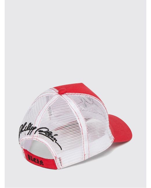 Cappello di Philipp Plein in Red da Uomo