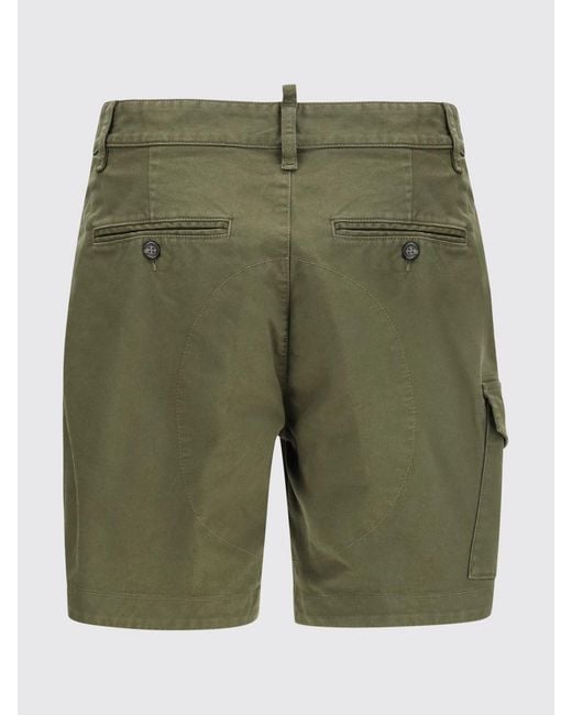 DSquared² Green Shorts for men