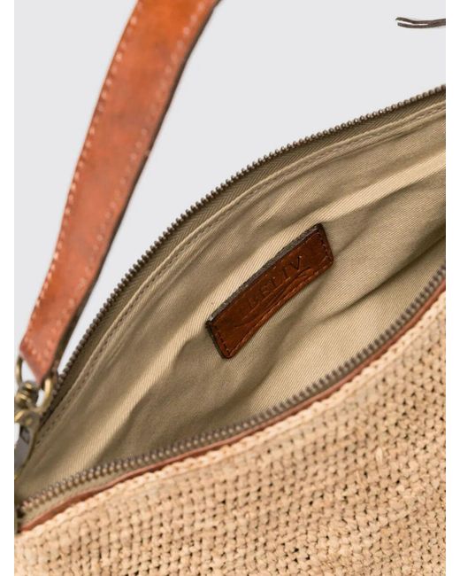 IBELIV Natural Mihaja Crocheted Raffia Bag