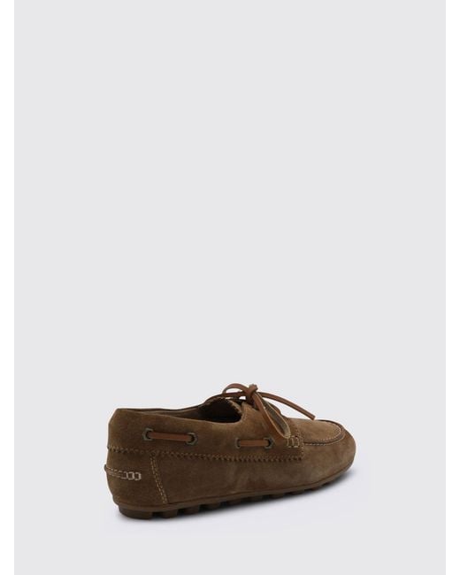 Hogan Brown Suede Loafers