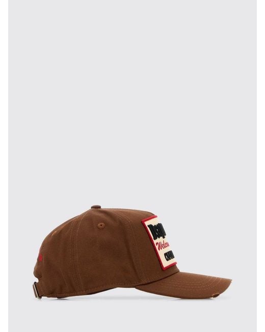 DSquared² Baumwoll-Twill-Mütze Mit Logo-Patch in Multicolor für Herren