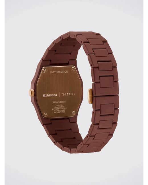 D1 Milano Red Limited Edition Black_01 X Tonester Cursed By Milano Polycarbonate Watch for men