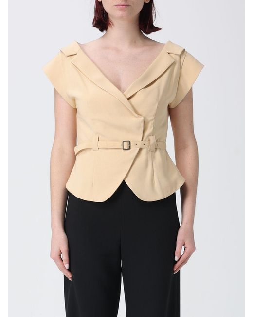 Patrizia Pepe Blue Viscose Vest