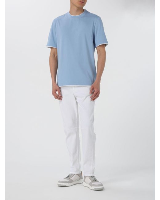 Brunello Cucinelli White Jeans for men