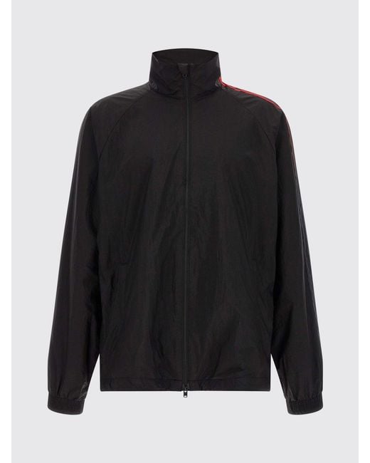 Y-3 Blue Relaxed Fit Technical Fabric Sweatshirt With High Neck And Zip Closure for men