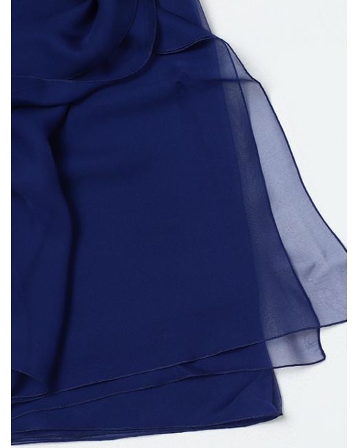 Alberta Ferretti Blue Neckerchief
