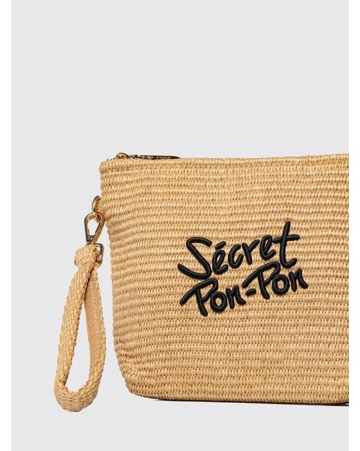 Secret Pon-pon Natural Shoulder Bag