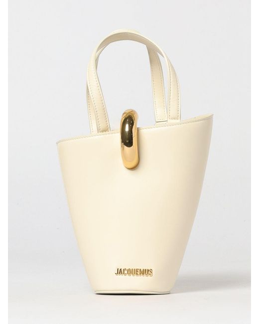 Jacquemus Natural Small Bambola Leather Bag