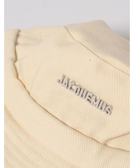 Jacquemus Natural Le Bob Gadjo Cotton Twill Hat for men