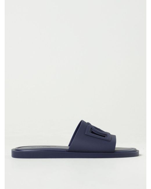 Dolce & Gabbana Blue Sandals for men