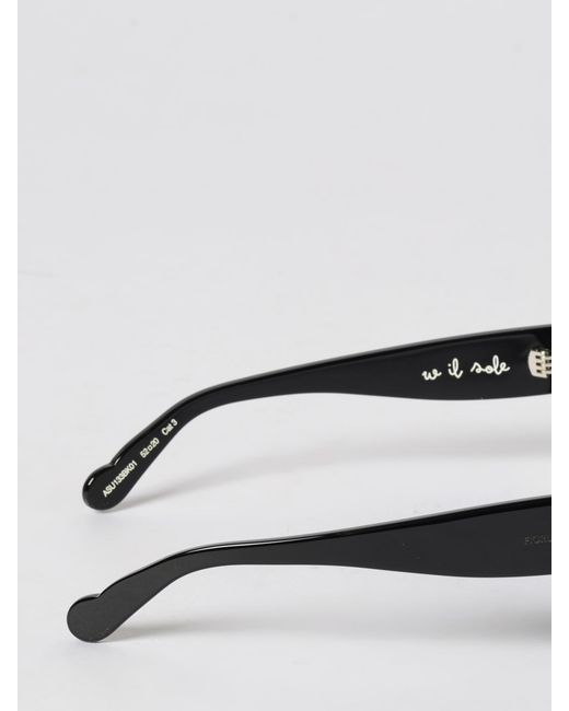 Fiorucci White Heart-Shaped Acetate Sunglasses