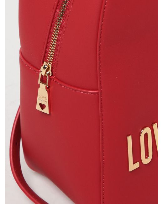 Moschino backpack outlet red