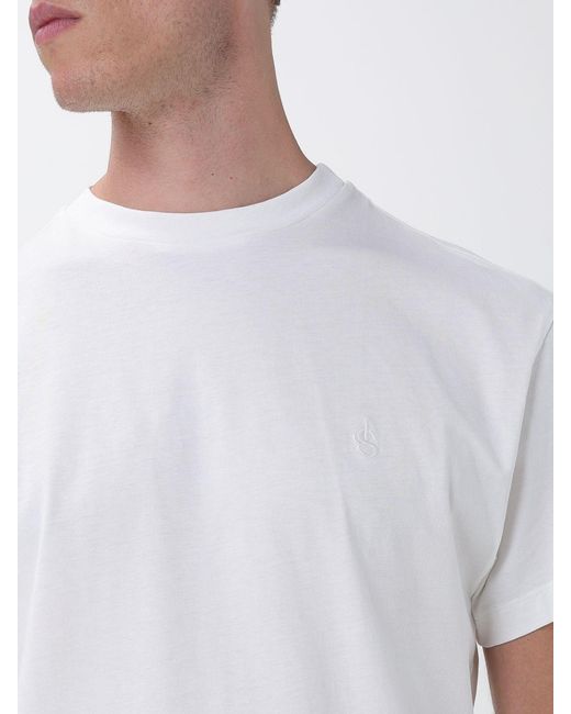 Jil Sander White Set Of Three Pure Cotton Crew Neck T-Shirts for men