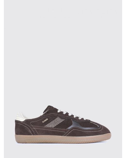 Alohas Brown Tb.490 Color-Block Leather And Suede Sneakers