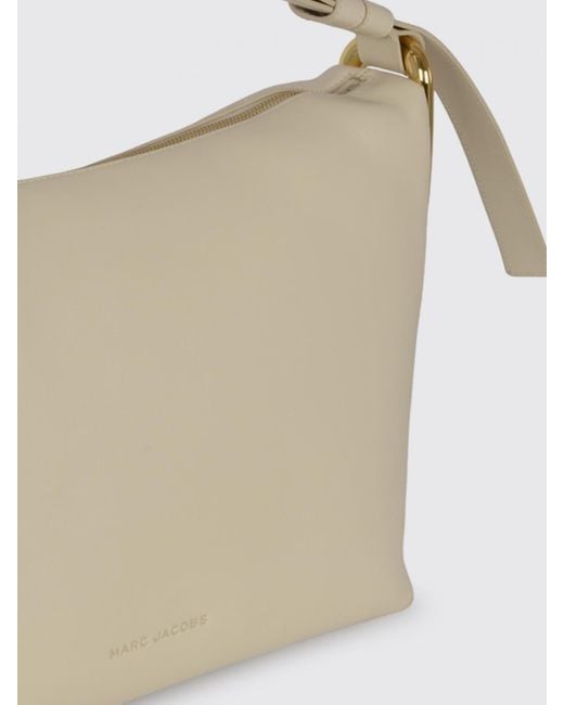 Marc Jacobs Natural Scene Leather Tote Bag With Laminated Double J Logo
