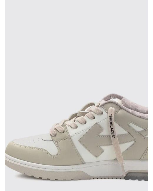 Off-White c/o Virgil Abloh White Out Of Office Leather Sneakers for men