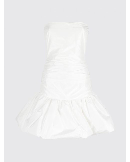 ROTATE BIRGER CHRISTENSEN White Stretch Viscose Mini Dress