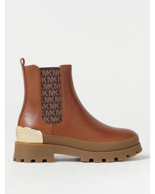Michael Kors Rowan Slip on Ankle Boots in Brown Lyst UK