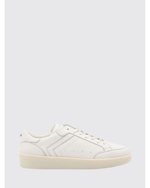 Canali White Low-Top Trainers for men