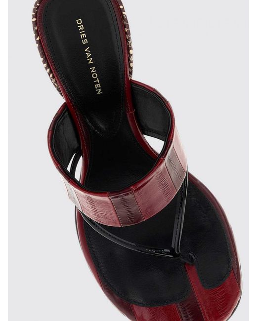 Dries Van Noten Brown High Heel Shoes