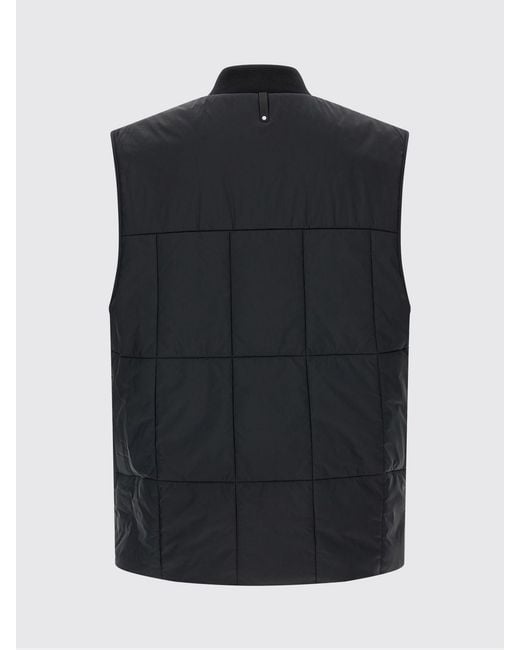Chaleco Acolchado De Nailon De Con Cuello Bomber Y Cremallera Mackage de hombre de color Black