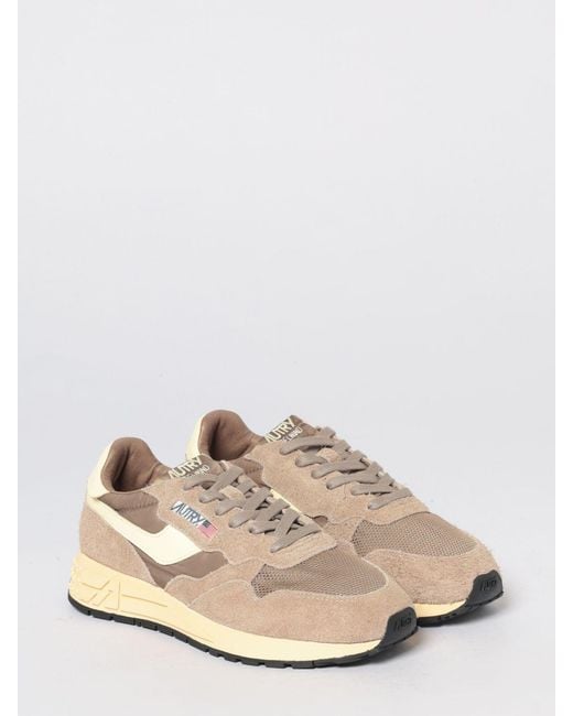 Autry Natural Suede And Nylon Reelwind Sneakers for men