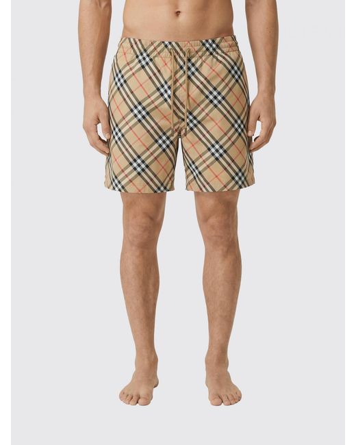 Burberry Natural Check Nylon Swimsuit for men
