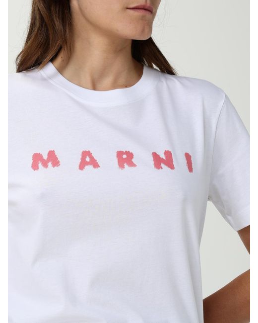 Camiseta Mujer Marni de color White