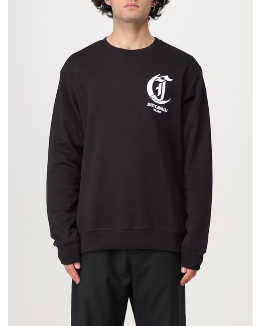 Just Cavalli Blue Sweatshirt for men