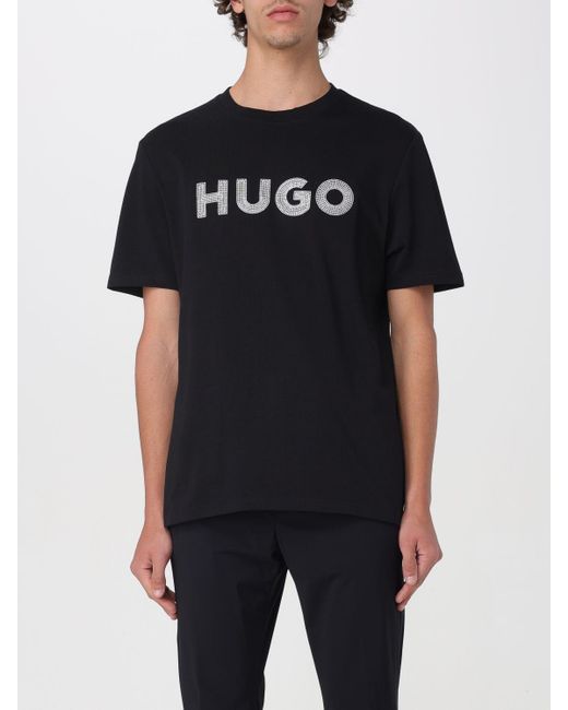 Camiseta HUGO de hombre de color Black