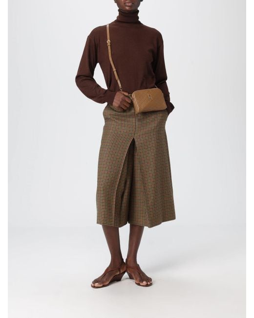 Bolso De Hombro Mujer Saint Laurent de color Brown