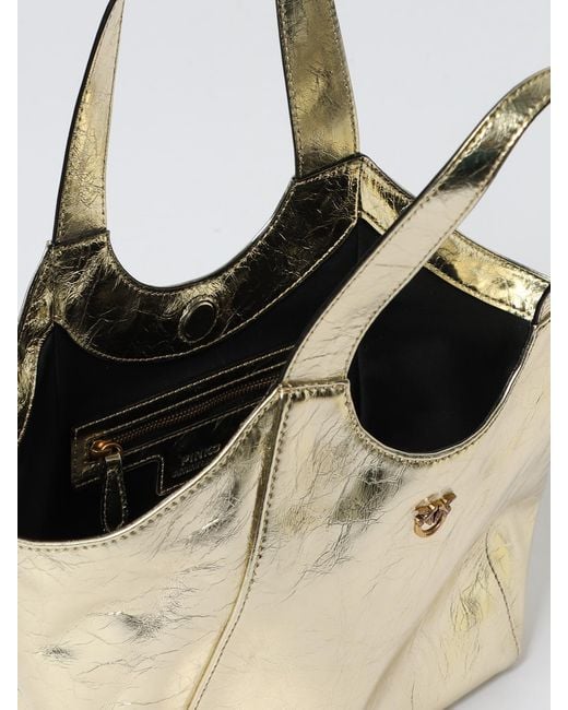 Pinko Metallic Handbag