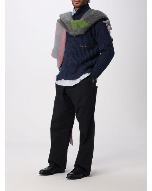 Marni Green Scarf for men