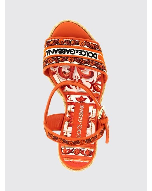 Dolce & Gabbana Pink Dolce &Amp Gabbana Wedge Shoes