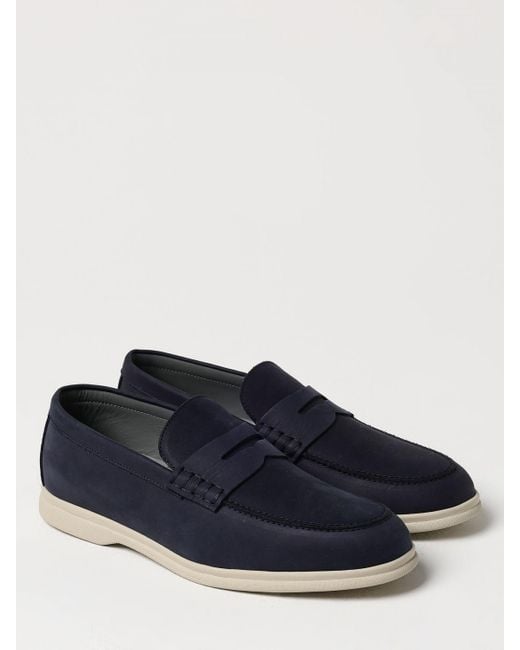Corneliani Blue Loafers for men