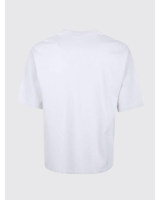 Polo Ralph Lauren Gray Crewneck Cotton T-Shirt With Contrast Logo for men