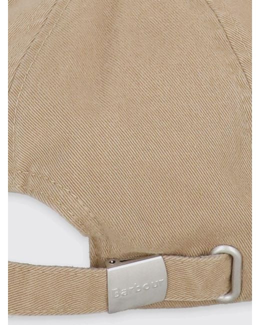Barbour Natural Cascade Cotton Hat With Embroidered Logo for men
