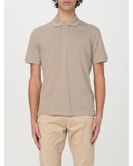 Emporio Armani Natural Polo Shirt for men