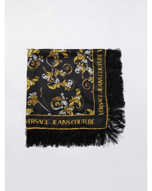Sciarpa Baroque di Versace Jeans Couture in Black