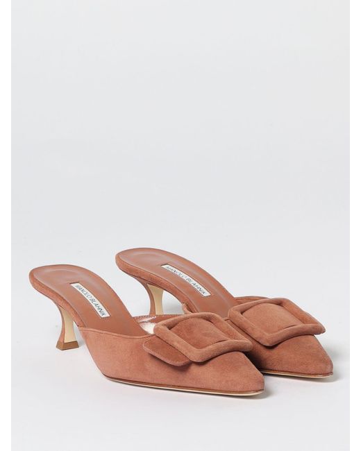Manolo Blahnik Pink Shoes