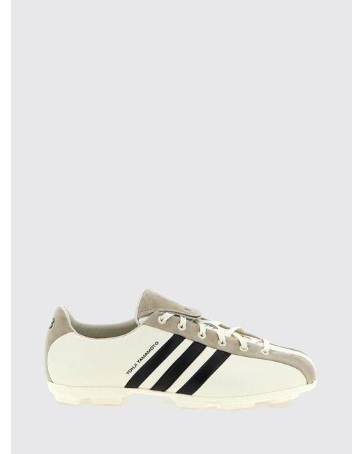 Y-3 Natural Field Leather Sneakers for men