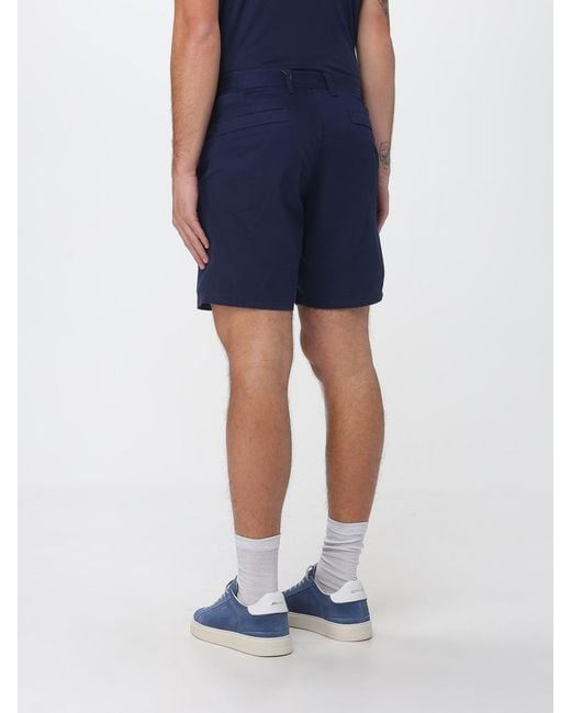 Michael Kors Blue Organic Cotton Blend Chino Shorts for men