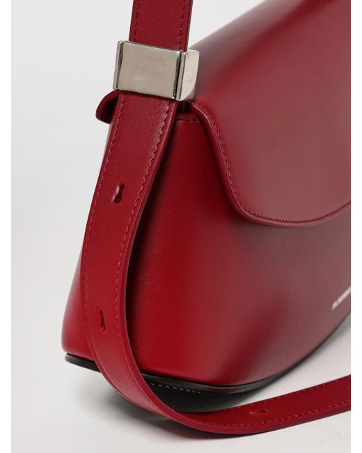 Jil Sander Red Shoulder Bag