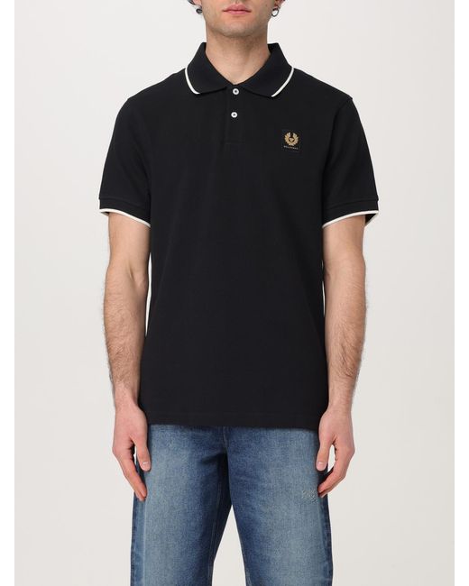 Belstaff Black Polo Shirt for men