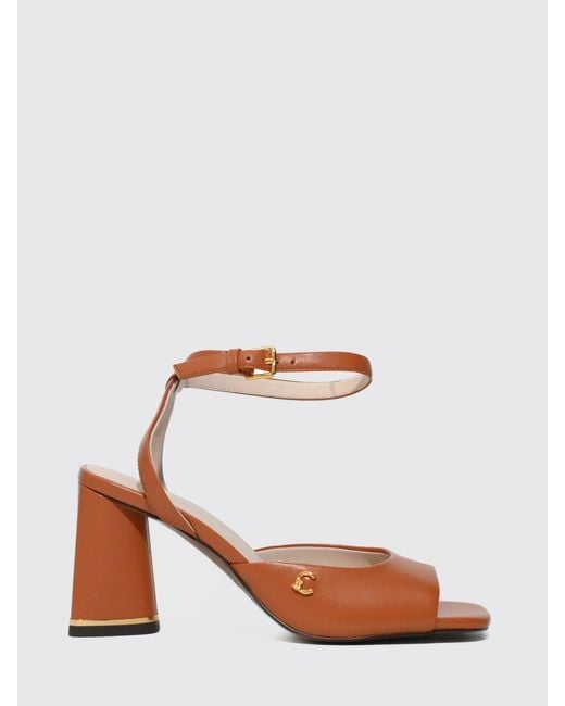 Coccinelle White C-Everyday Leather Sandals