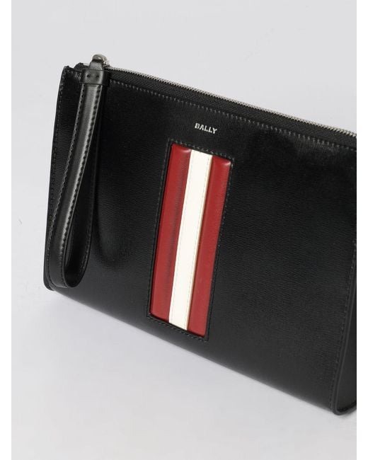 Bally Black Clutch With Inserts for men