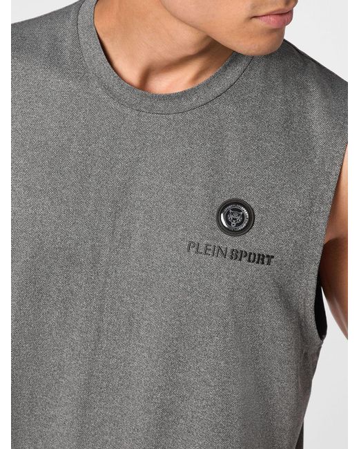 Philipp Plein Gray Tank Top for men